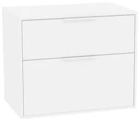 Kúpeľňová skrinka bez umývadla Roca Optica 78,5x56,5x45,5 cm biela matná mat OPTDESK802ZBM, 1 ks