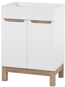 Kúpeľňová stojaci skrinka pod umývadlo BALI biela 60 cm
