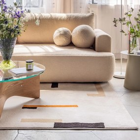 Oranžovo-krémový koberec 160x230 cm Linea – Bonami Selection