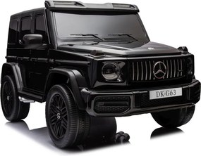 LEAN CARS Elektrické autíčko Mercedes G63 XXL čierne lakované 4x4 24V