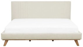 Manželská posteľ 180 cm TALLE (s roštom) (béžová). Vlastná spoľahlivá doprava až k Vám domov. 1007530
