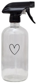 Eulenschnitt Sklenený rozprašovač Heart Transparent 500 ml
