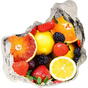Diera 3D fototapety nálepka Farebné ovocie nd-p-78097722