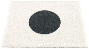 Čierno-biely vnútorný a vonkajší koberec 70x90 cm Vera Black – Pappelina
