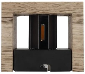 Globo 15553W1W - LED Nástenné svietidlo ALINA LED/8W/230V hnedá