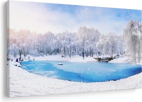 Obraz - Ľadové jazero (90x60 cm)