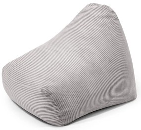 Svetlosivý menčestrový detský sedací vak Snug 80 – SLOWDOWN