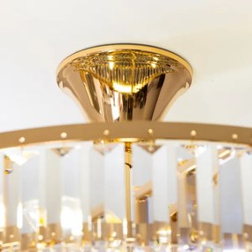 Brilagi - Prisadený luster CRYSTAL 5xE14/40W/230V zlatá