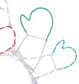 Vianočná stojaca lampa Snehuliak 116 cm vrátane LED s časovačom IP44 - Pax