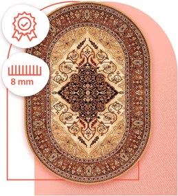 Koberec Agnella Isfahan Leyla Bursztyn  ovál