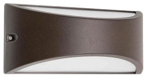Redo 90192 - LED Vonkajšie nástenné svietidlo SCUDO LED/10W/230V 3000K IP54 hnedá