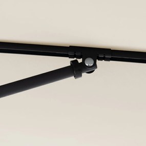Doppler ACTIVE 200 x 120 cm - obdĺžnikový slnečník so stredovou nohou prírodná (slonovinová kosť - kód farby 820)