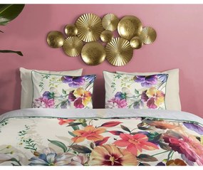 Obliečky na jednolôžko z organickej bavlny Descanso Flower Garden, 140 x 220 cm