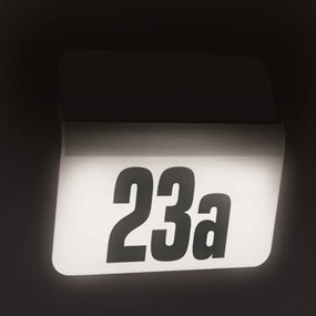 STEINEL 007140 - LED solárne domové číslo XSolar LH-N LED/0,03W nerez IP44