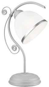 Stolná lampa RETRO II 1xE27/60W/230V strieborná