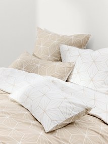 Obojstranná bavlnená obliečka na paplón's geometrickou potlačou Ilda