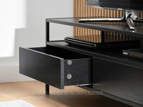 TV stolík/skrinka Subsidios (čierna). Akcia -15%. Vlastná spoľahlivá doprava až k Vám domov. 1137069