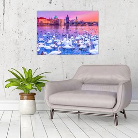 Sklenený obraz - Praha (70x50 cm)