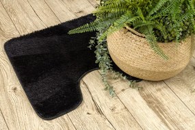Sada kúpeľňových koberčekov SANTA čierna