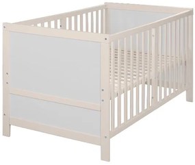 roba Kombinovaná detská postieľka Easy Sleep, 70 x 140 cm (prírodná sivá)  (100396996)