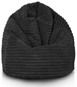 Sedací vak SAKO čierny stripe