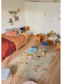 Béžový bavlnený detský hrací koberec 120x160 cm Mushroom Forest – Lorena Canals