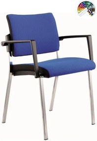 Konferenčná rokovacia stolička SQUARE VIP čalúnenie SUEDINE