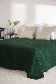 Obojstranný prešívaný prehoz BEDDO 008 170x210 cm zelený