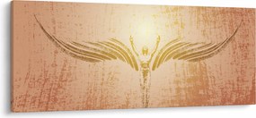 Obraz - Anjelská abstrakcia (120x50 cm)