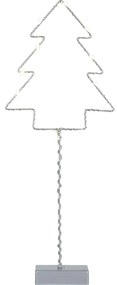 Star trading Drôtený svietnik stromček 12x LED V.42 cm