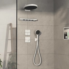 Hansgrohe ShowerSelect Comfort E, termostat pod omietku, biela matná, HAN-15574700