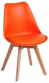 LuxuryForm DESIGN Jedálenská stolička BALI - oranžová