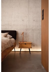 Nočný stolík z dubového dreva v prírodnej farbe Kula - The Beds