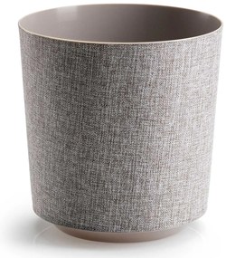 PLASTOVÝ KVETINÁČ ALOE TX 19,5X20 CM BÉŽOVÁ