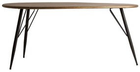 Konferenčný stolík keren 110 x 59 cm medený MUZZA