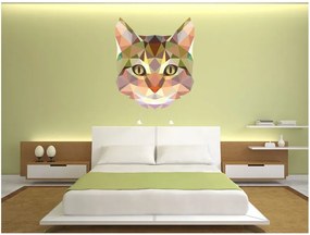 Samolepka Ambiance Origami Cat