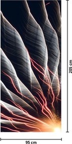 Fototapeta na dvere - Svetelný výboj (95x205cm)