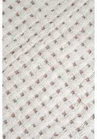 Slonovinový prateľný/ručne tkaný vlnený behúň 80x230 cm Unexpected Wool – Lorena Canals