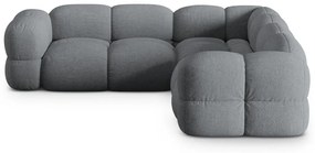 Sivá rohová pohovka Loretto – Cosmopolitan Design