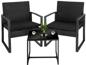 Zahradní sestava Coffi černá