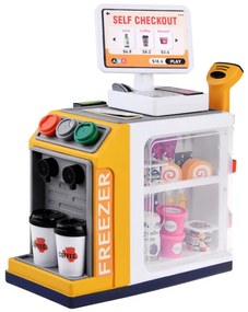 Samoobslužná predajňa potravín s kávovarom a chladničkou na nápoje Inlea4Fun ZA4637
