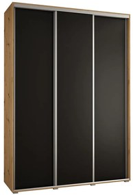 Skriňa 45 Canaris 1 190 artisan/čierna/silver