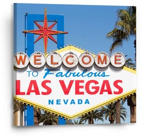 Sablio Obraz Welcome to Las Vegas - 50x50 cm