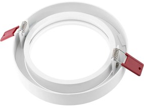 GU10 AR111 14cm Round white CARPI LUMILED na zápustnú montáž