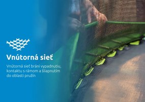 Marimex | Trampolína Marimex Standard 366 cm - zelená + vnútorná ochranná sieť + schodíky ZADARMO | 19000101