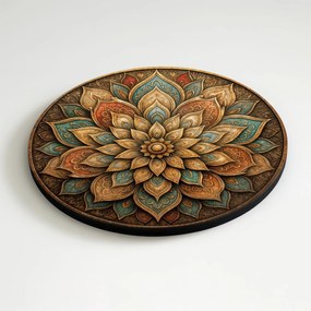 DUBLEZ | Drevená okrúhla mandala - Shanti