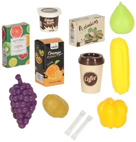 KIK Pokladňa pre deti, supermarket, obchod, skener, kalkulačka, košík s príslušenstvom 36 ks.