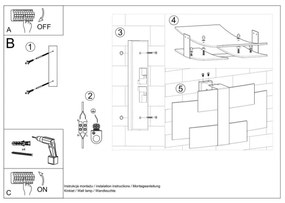 Sollux SL.0350 - Nástenné svietidlo CELIA 2xG9/40W/230V chróm/biela