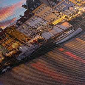 Obraz - Nyhavn, Kodaň (90x60 cm)