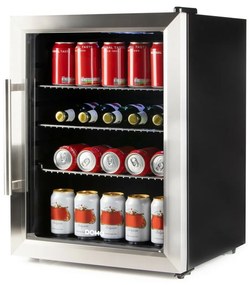 DOMO DO91609BK barová chladnička so sklenenými dverami, 60 l